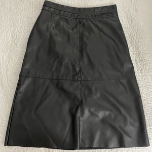 Universal Standard Leather Skirt